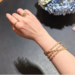 Apm Monaco Zircon Line Link Bracelet